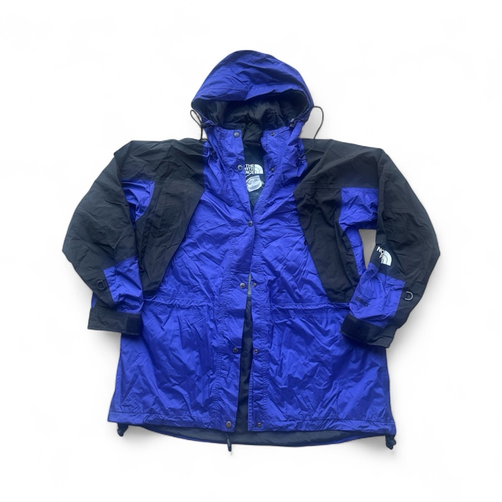 The North Face Royal Blue and Black Hooded Jacket
